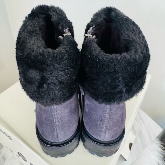 Cougar Kendal‎ Faux Fur Waterproof  Leather Snow Bootie Grey Black Size 8 NWT - Picture 14 of 16